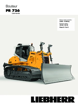 Bulldozers / Topadoras Liebherr PR 726 XL