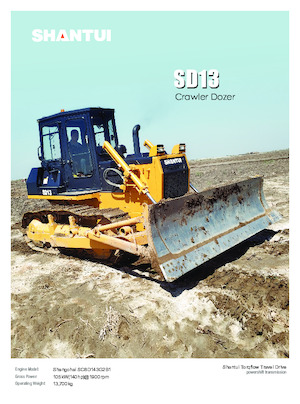 Bulldozers / Topadoras Shantui SD13
