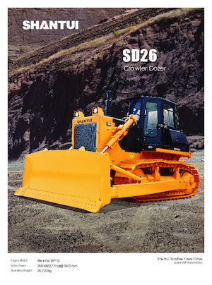Bulldozers / Topadoras Shantui SD26 