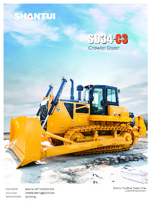 Bulldozers / Topadoras Shantui SD34-C3 DS 