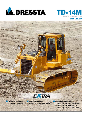 Bulldozers / Topadoras Dressta TD 14 M Extra