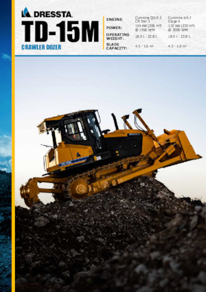 Bulldozers / Topadoras Dressta TD 15M Extra LT