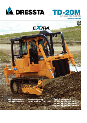 Bulldozers / Topadoras Dressta TD 20 M LGP Extra