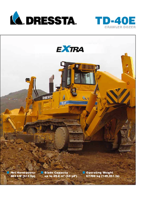 Bulldozers / Topadoras Dressta TD 40 E Extra