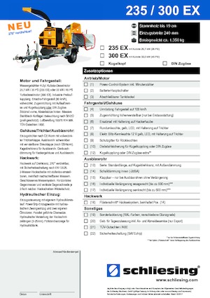 Cortadoras Schliesing 300 EX