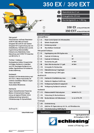 Cortadoras Schliesing 350 EX