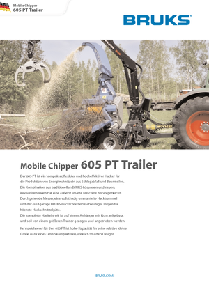 Cortadoras Bruks 605 PT Trailer