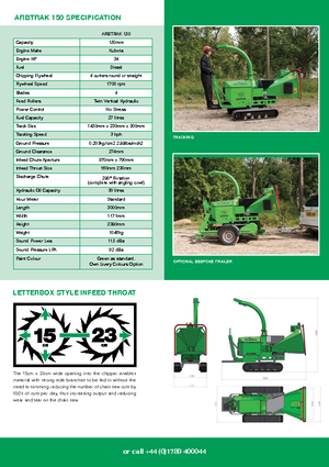 Cortadoras Green Mech Aborist 150-26 D