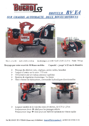 Cortadoras Bugnot BV-E 4 18 CH