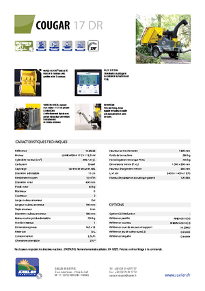 Cortadoras TS-Industrie Cougar 17 DR