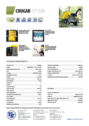 Cortadoras TS-Industrie Cougar 17 DR