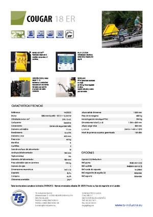 Cortadoras TS-Industrie Cougar 18 ER