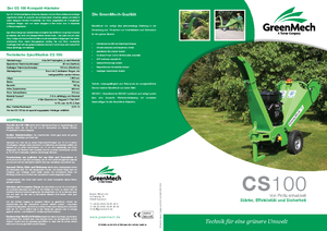 Cortadoras Green Mech CS 100-18 PS