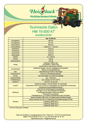 Cortadoras Heizohack HM 10-500 KT