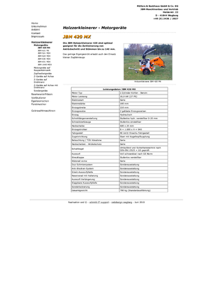 Cortadoras JBM JBM 420 MX 27