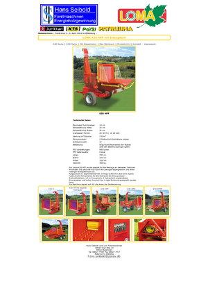 Cortadoras Loma K 30 HPF