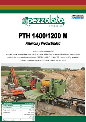 Cortadoras Pezzolato PTH 1400/1200