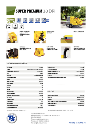 Cortadoras TS-Industrie Super Premium 30 DRI