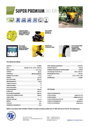 Cortadoras TS-Industrie Super Premium 30 ER