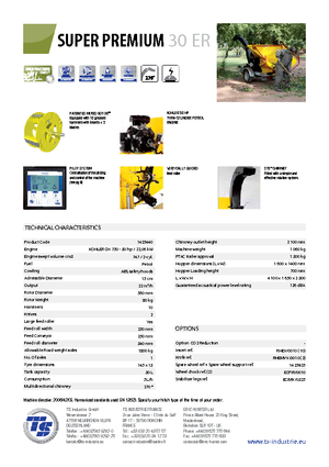 Cortadoras TS-Industrie Super Premium 30 ER