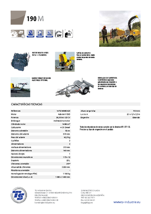Cortadoras TS-Industrie TS 190 M