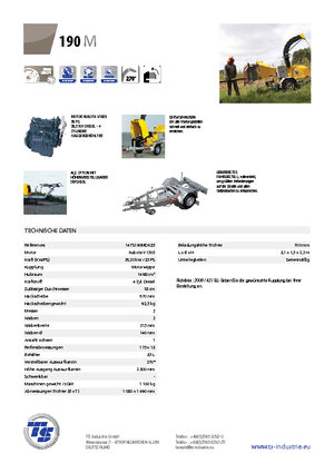 Cortadoras TS-Industrie TS 190 M