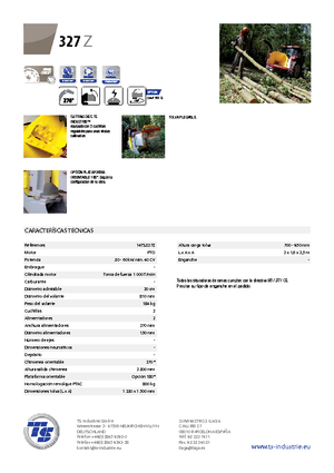 Cortadoras TS-Industrie TS 327 Z