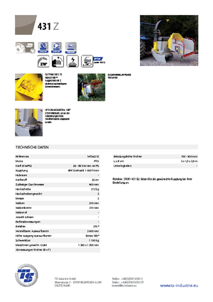 Cortadoras TS-Industrie TS 431 Z