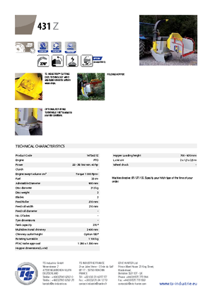 Cortadoras TS-Industrie TS 431 Z
