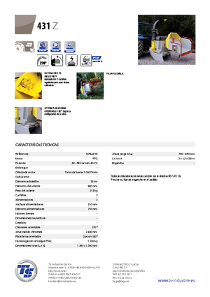 Cortadoras TS-Industrie TS 431 Z