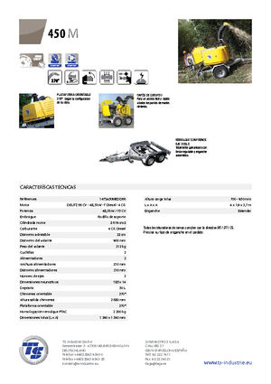 Cortadoras TS-Industrie TS 450 M