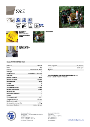 Cortadoras TS-Industrie TS 532 Z