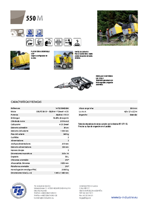 Cortadoras TS-Industrie TS 550 M