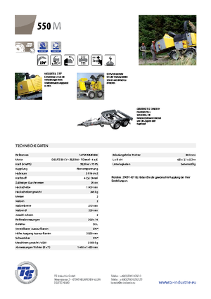 Cortadoras TS-Industrie TS 550 M