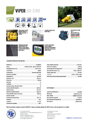 Cortadoras TS-Industrie Viper 50 DRI