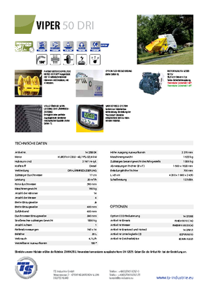 Cortadoras TS-Industrie Viper 50 DRI