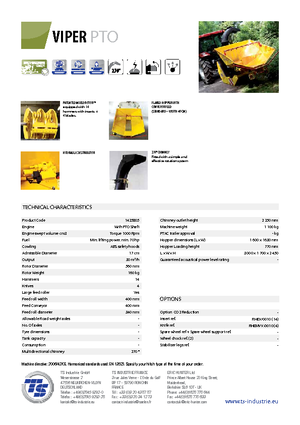 Cortadoras TS-Industrie Viper PTO