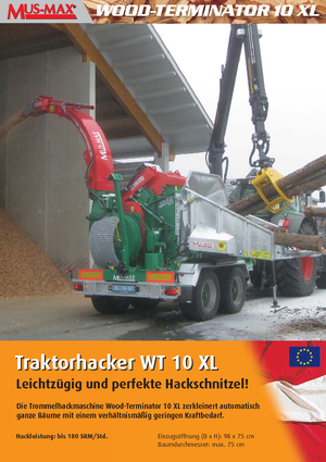 Cortadoras MUS-MAX Wood-Terminator 10 XL Z