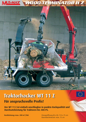 Cortadoras MUS-MAX Wood-Terminator 11 Z