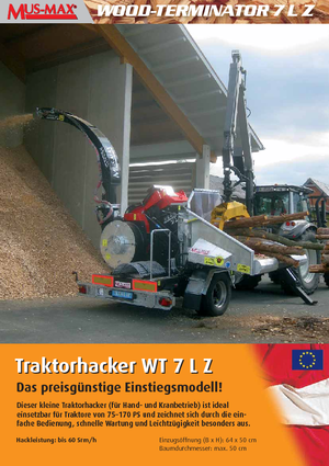 Cortadoras MUS-MAX Wood-Terminator 7 LZ