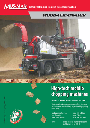Cortadoras MUS-MAX Wood-Terminator 7 LZ