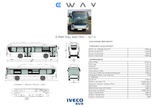 Autobuses urbanos Iveco E-way 10,7 m