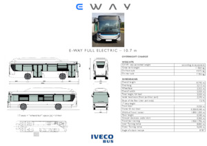 Autobuses urbanos Iveco E-way 10,7 m