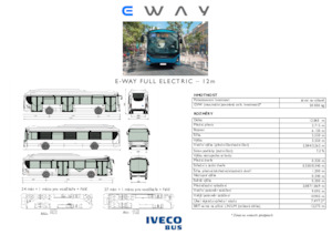 Autobuses urbanos Iveco E-way 12 m