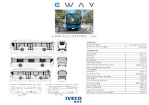 Autobuses urbanos Iveco E-way 12 m