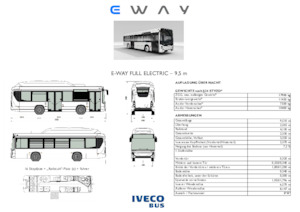 Autobuses urbanos Iveco E-way 9,5 m
