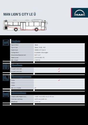 Autobuses urbanos MAN Lion’s City LE Ü