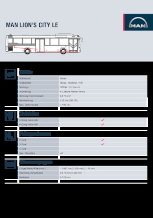 Autobuses urbanos MAN Lion’s City LE