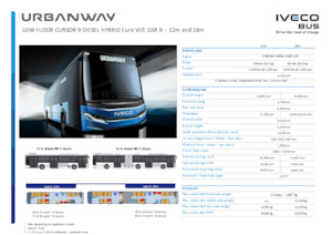Autobuses urbanos Iveco Urbanway 12m Low Floor