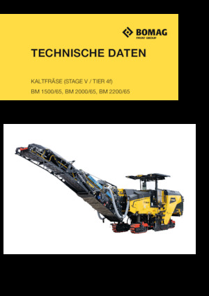 Fresadoras de caminos Bomag BM 2000/65